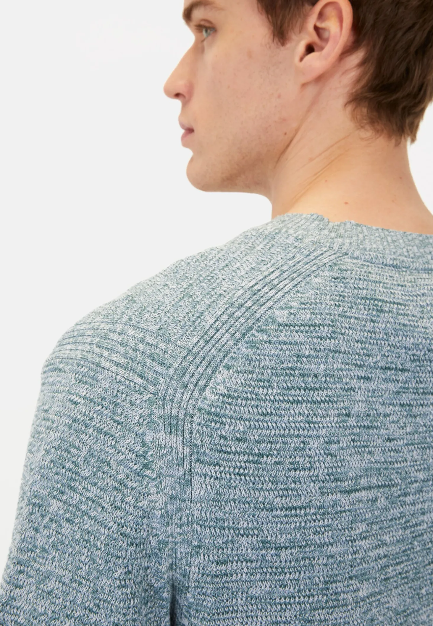 Rundhals Pullover aus Baumwolle