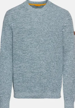 Rundhals Pullover aus Baumwolle