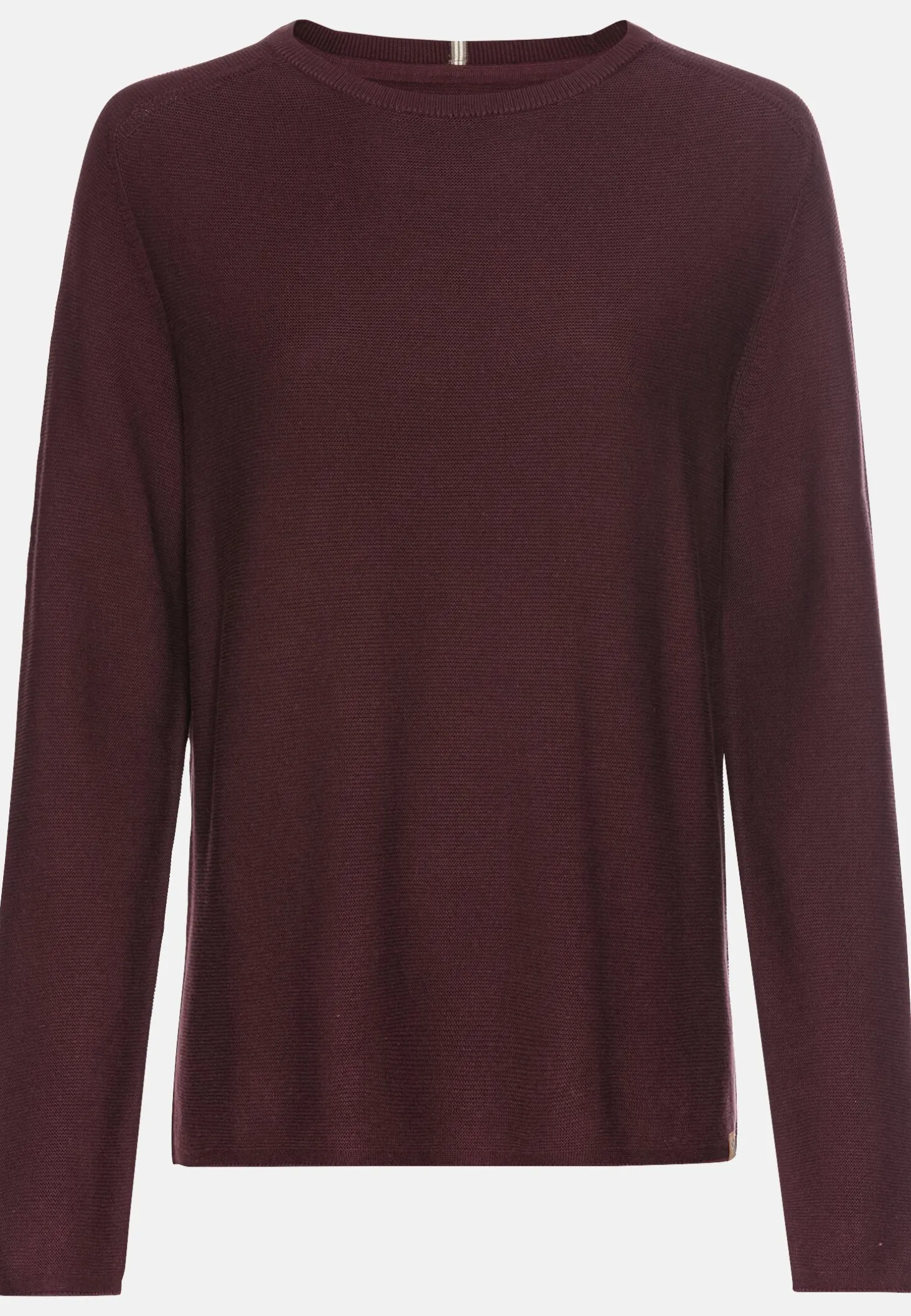 Rundhals Sweatshirt aus reiner Baumwolle