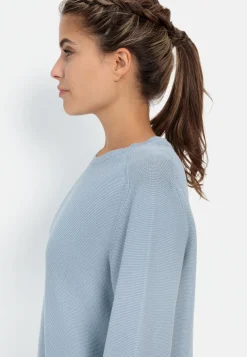 Rundhals Sweatshirt aus reiner Baumwolle