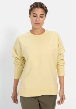 Rundhals Sweatshirt aus reiner Baumwolle