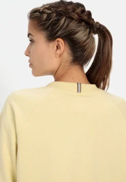 Rundhals Sweatshirt aus reiner Baumwolle