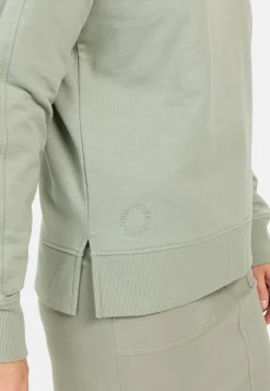 Rundhals Sweatshirt aus reiner Baumwolle