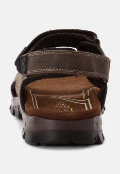 Sandalen aus perforiertem Leder