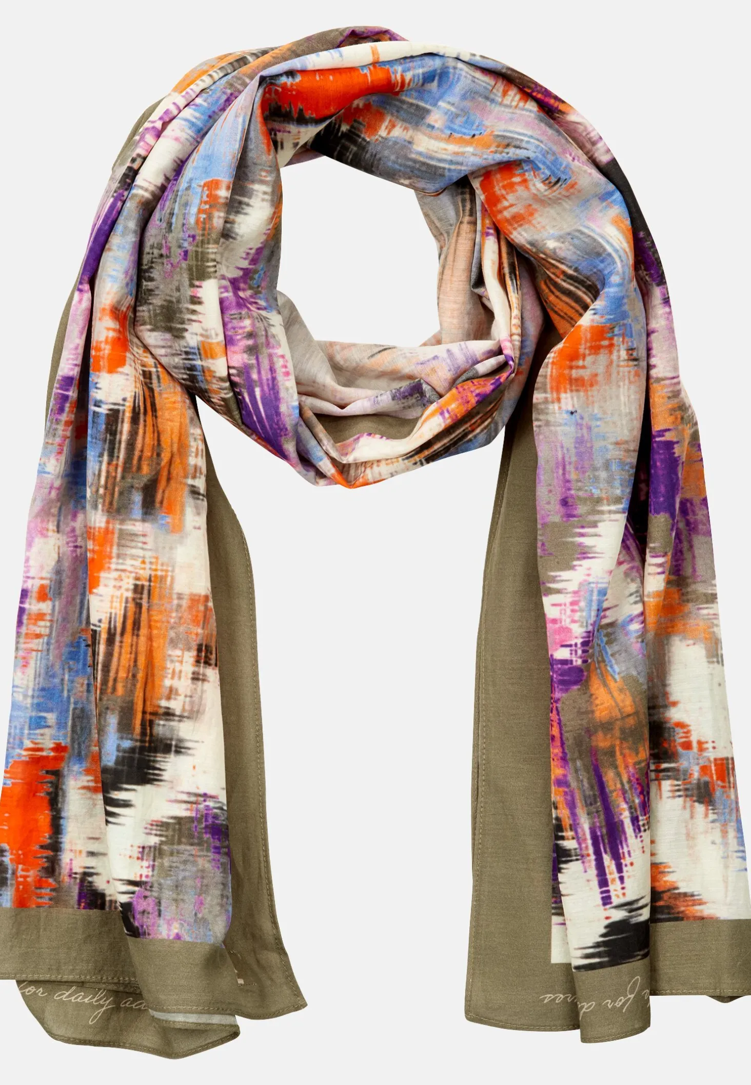 Schal mit Allover Print