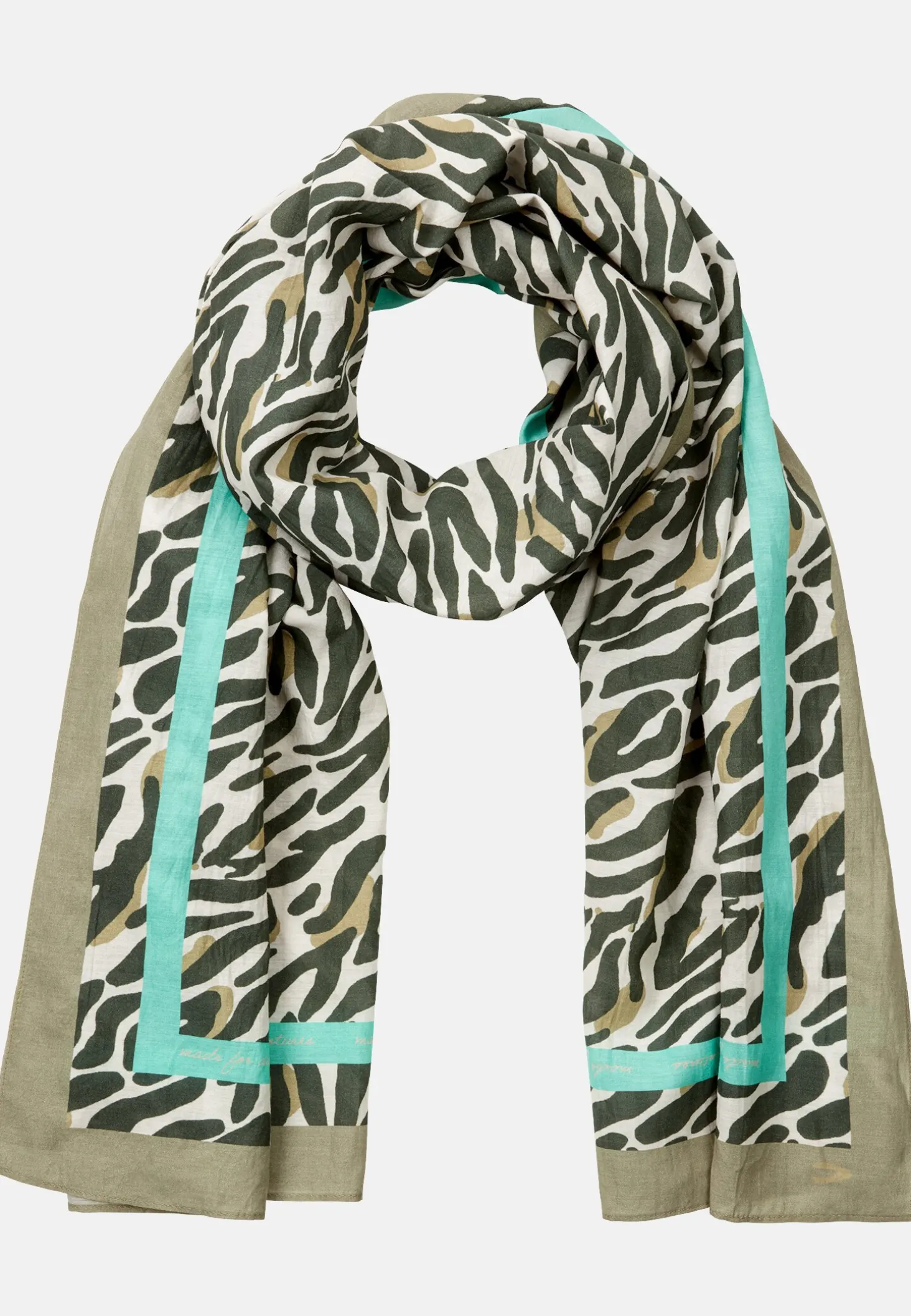 Schal mit Allover Print