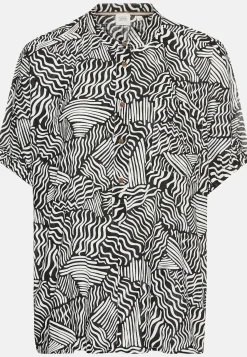 Schlupfbluse mit Allover Print
