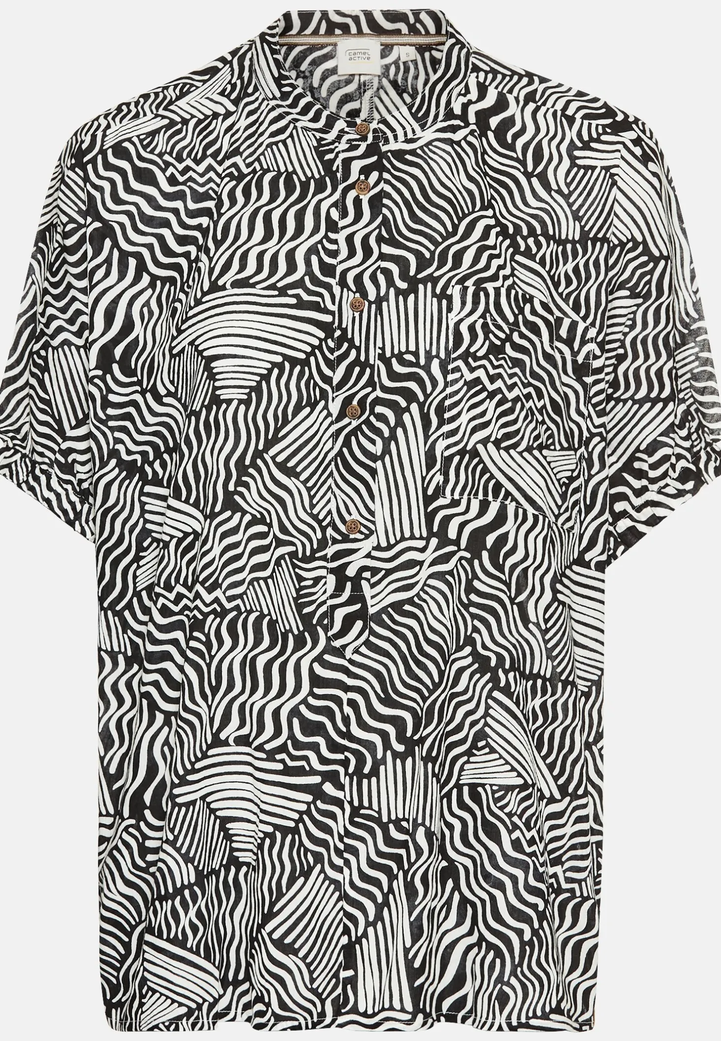 Schlupfbluse mit Allover Print