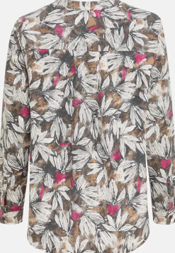 Schlupfbluse mit floralen Allover-Print