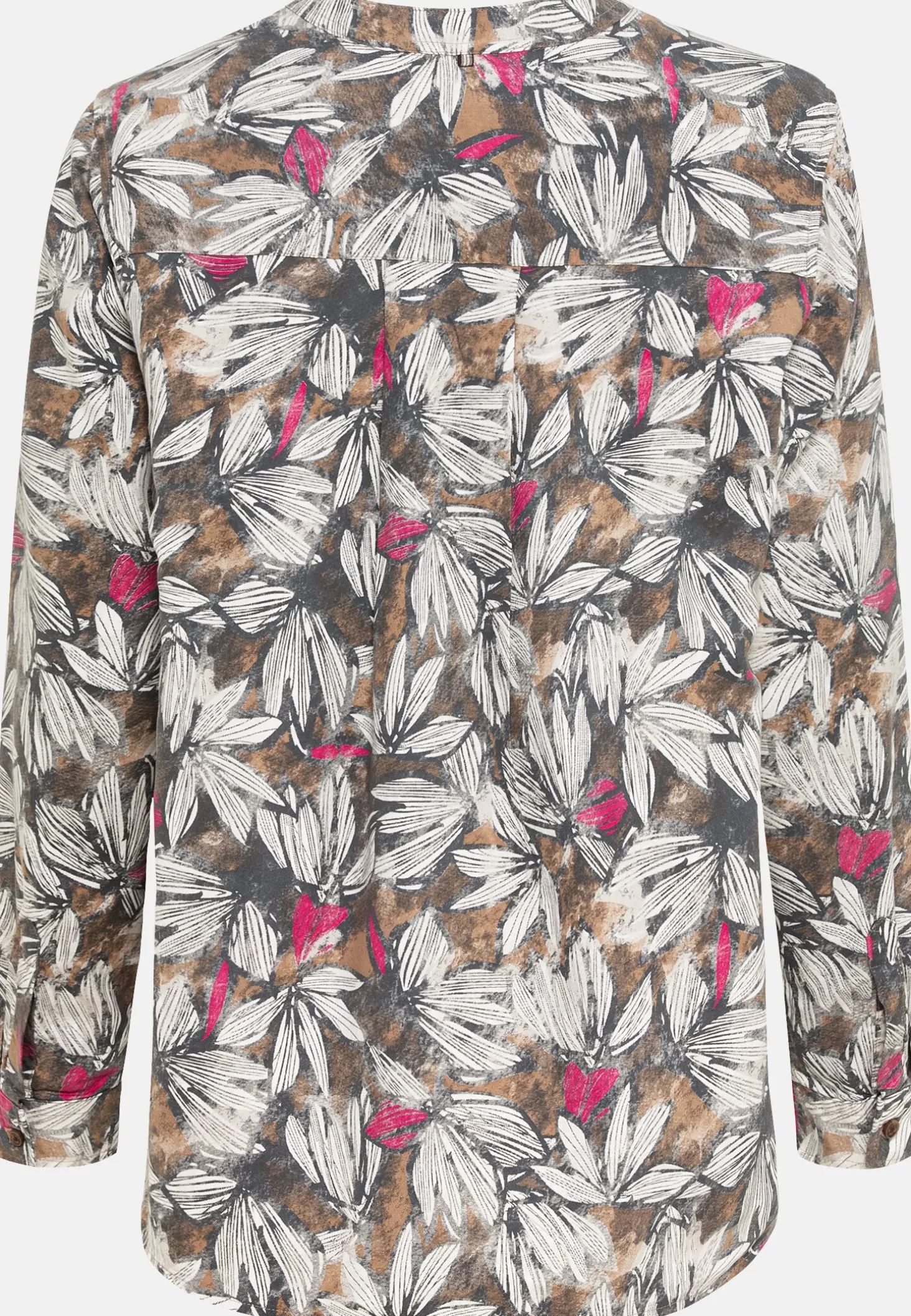 Schlupfbluse mit floralen Allover-Print