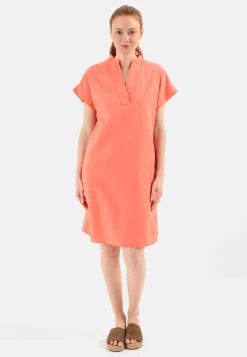 Schlupfkleid aus einem Leinenmix