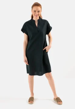Schlupfkleid aus einem Leinenmix