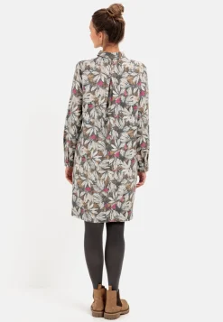 Schlupfkleid mit floralem Allover-Print