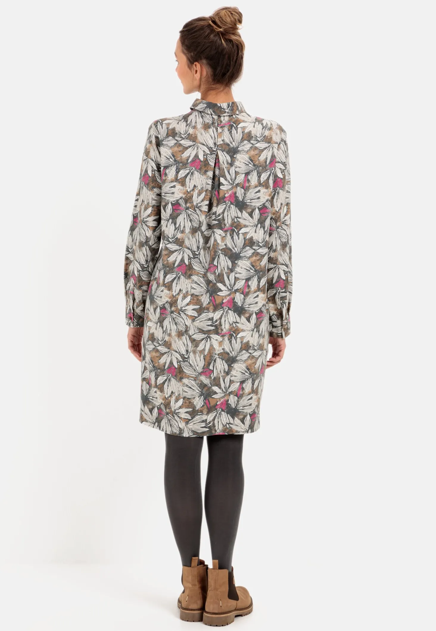 Schlupfkleid mit floralem Allover-Print