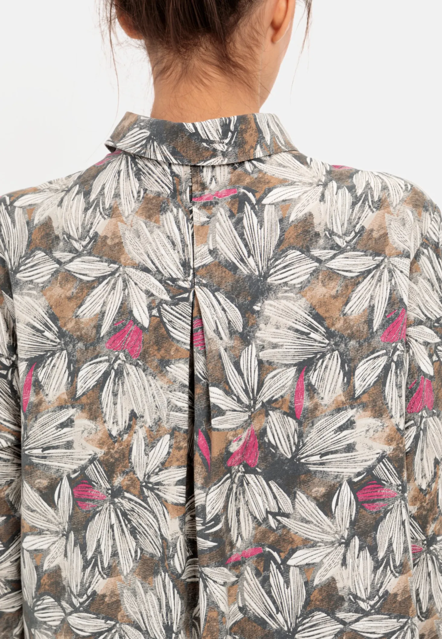 Schlupfkleid mit floralem Allover-Print