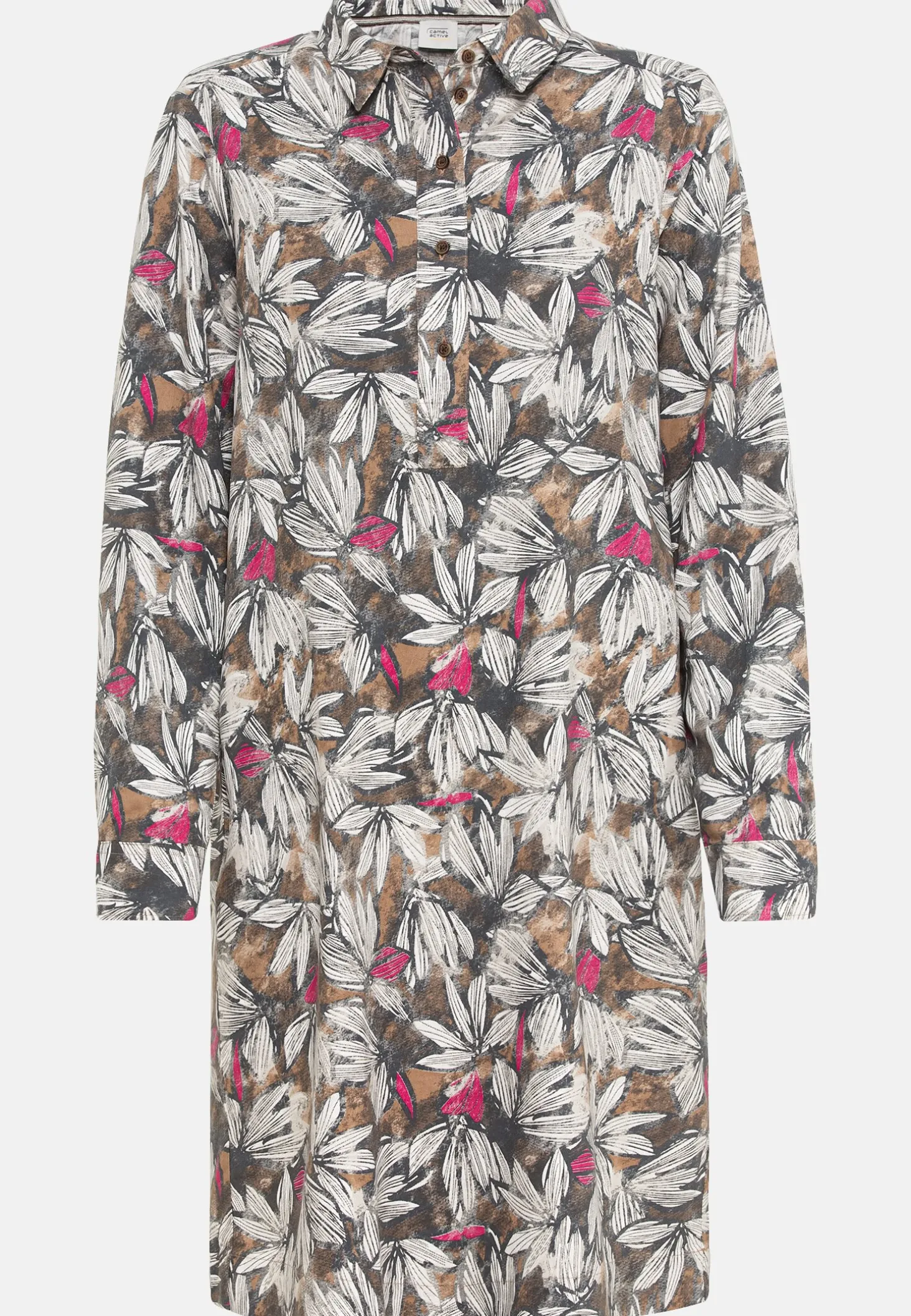 Schlupfkleid mit floralem Allover-Print