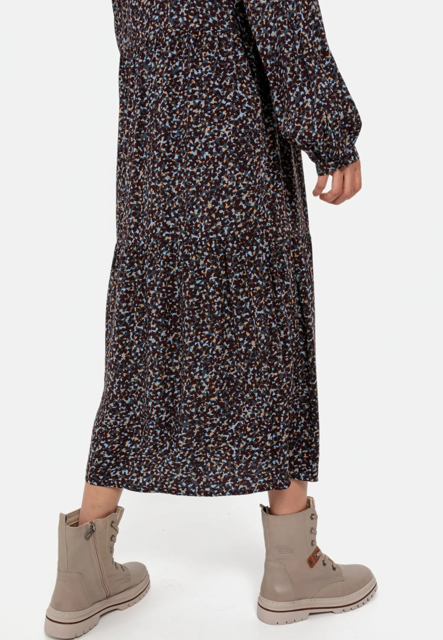 Schlupfkleid mit langen Ärmeln