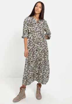 Schlupfkleid mit langen Ärmeln