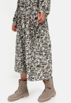 Schlupfkleid mit langen Ärmeln