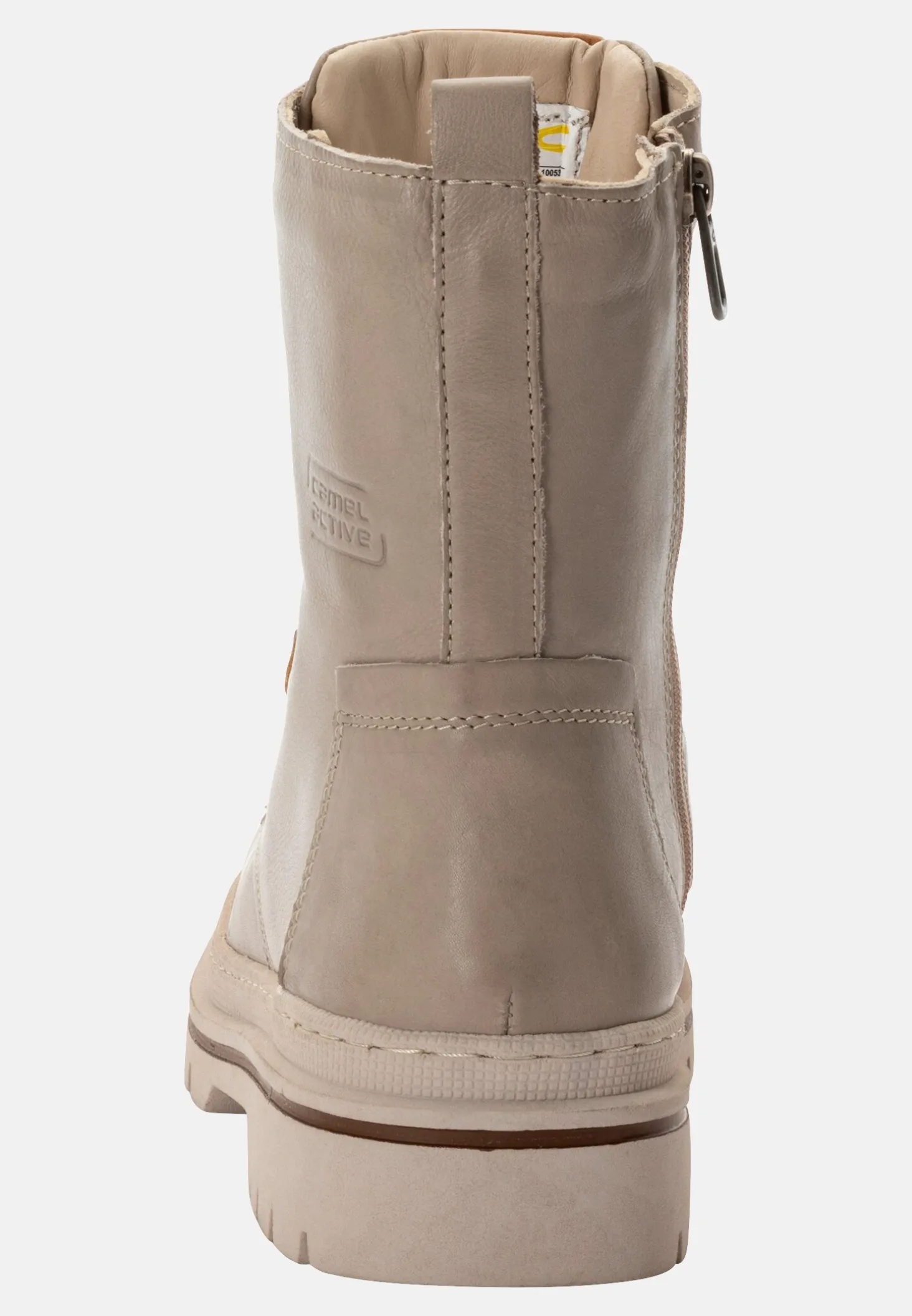 Schnürstiefel aus Nubukleder vom Rind