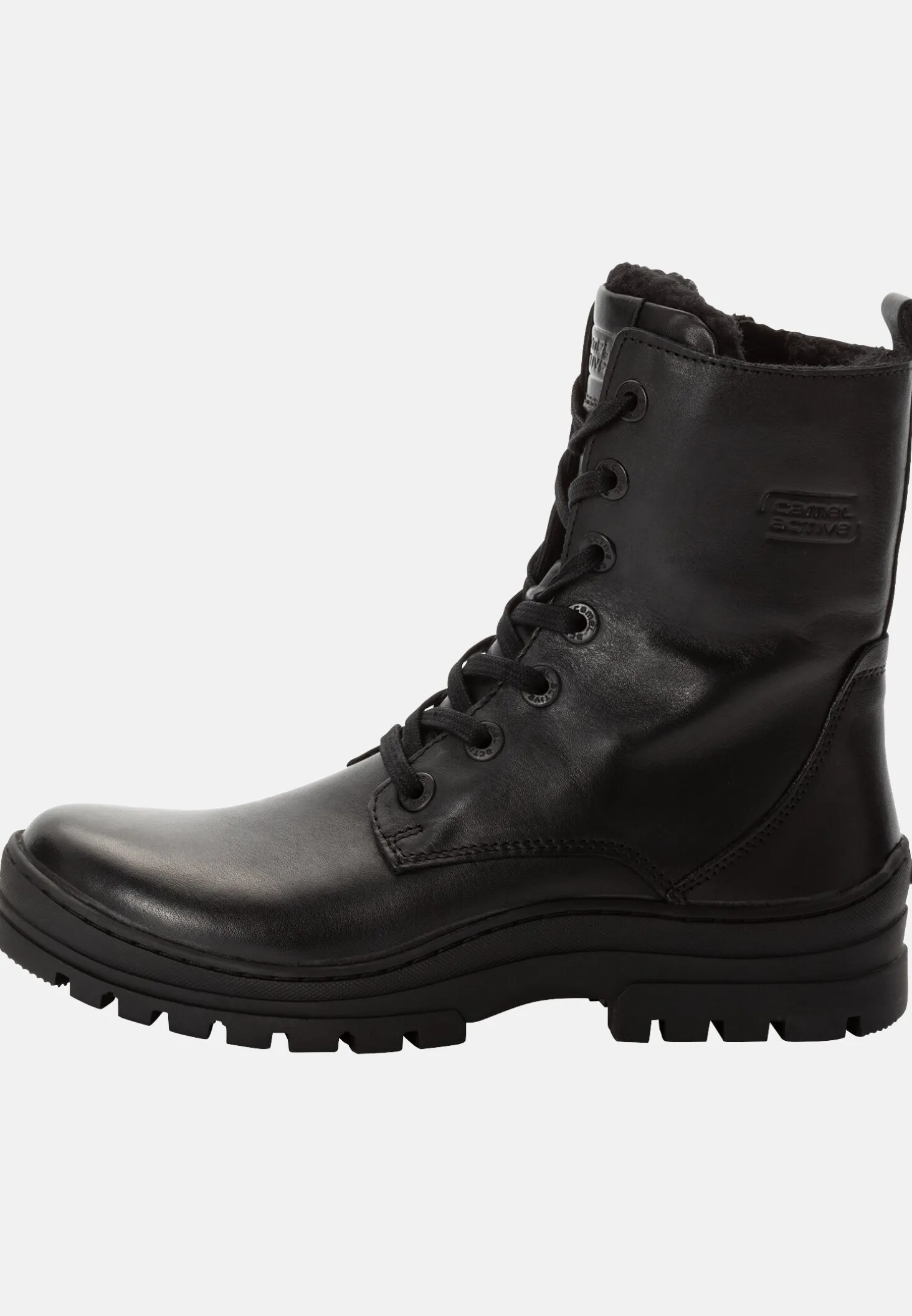 Schnürstiefel aus Rindsleder