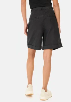 Shorts aus Leinenmix