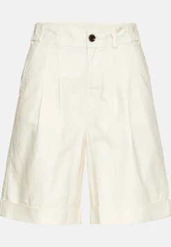 Shorts aus Leinenmix