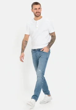 Slim Fit fleXXXactive® 5-Pocket Jeans