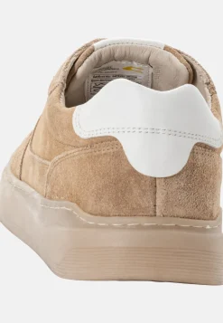 Sneaker aus echtem Splitleder