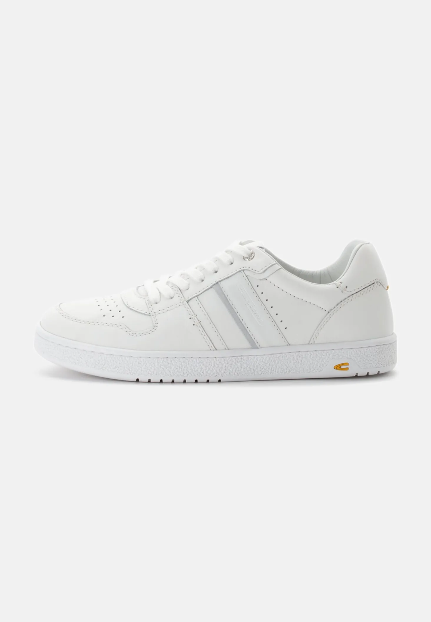 Sneaker aus Glatt- und Veloursleder