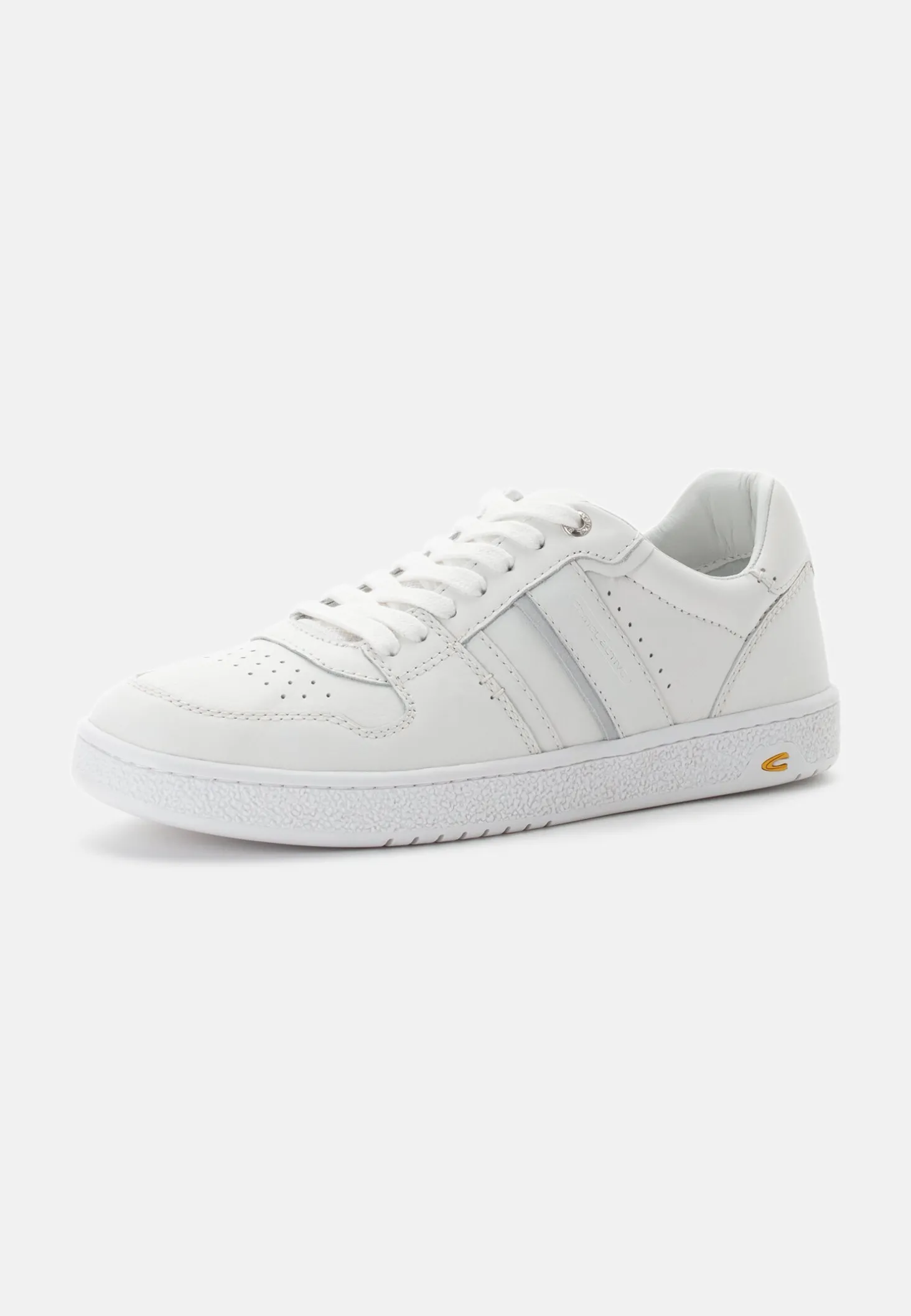 Sneaker aus Glatt- und Veloursleder