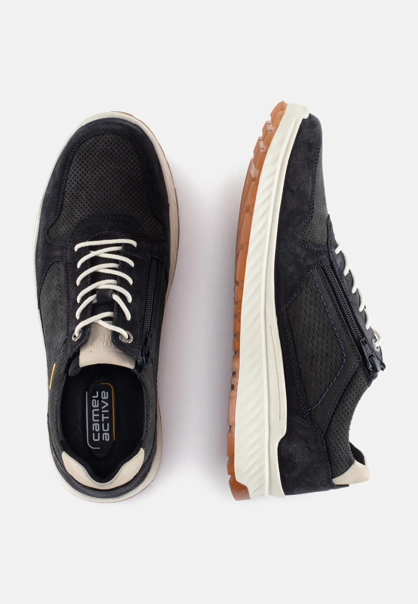 Sneaker aus Nubukleder
