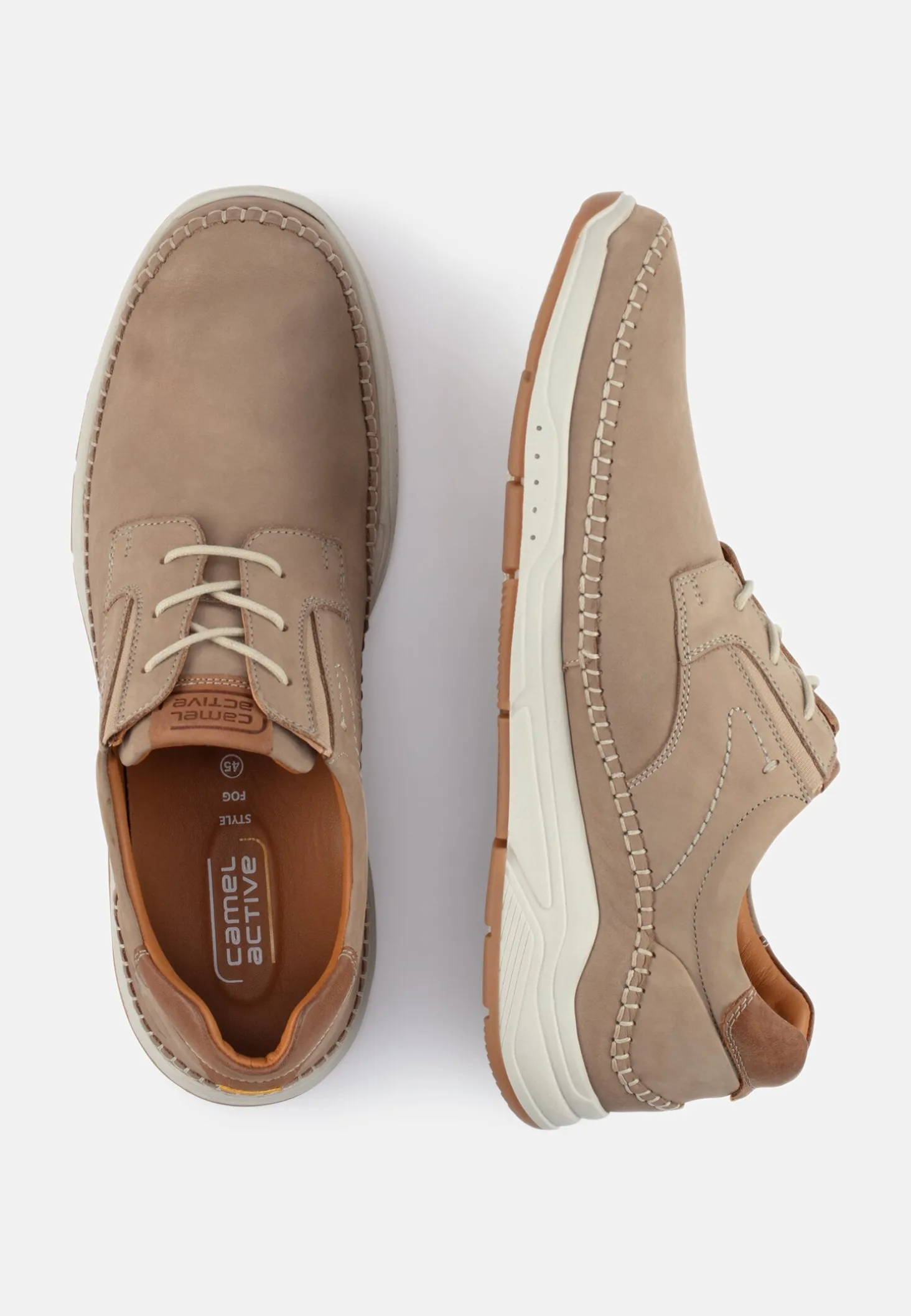 Sneaker aus Nubukleder
