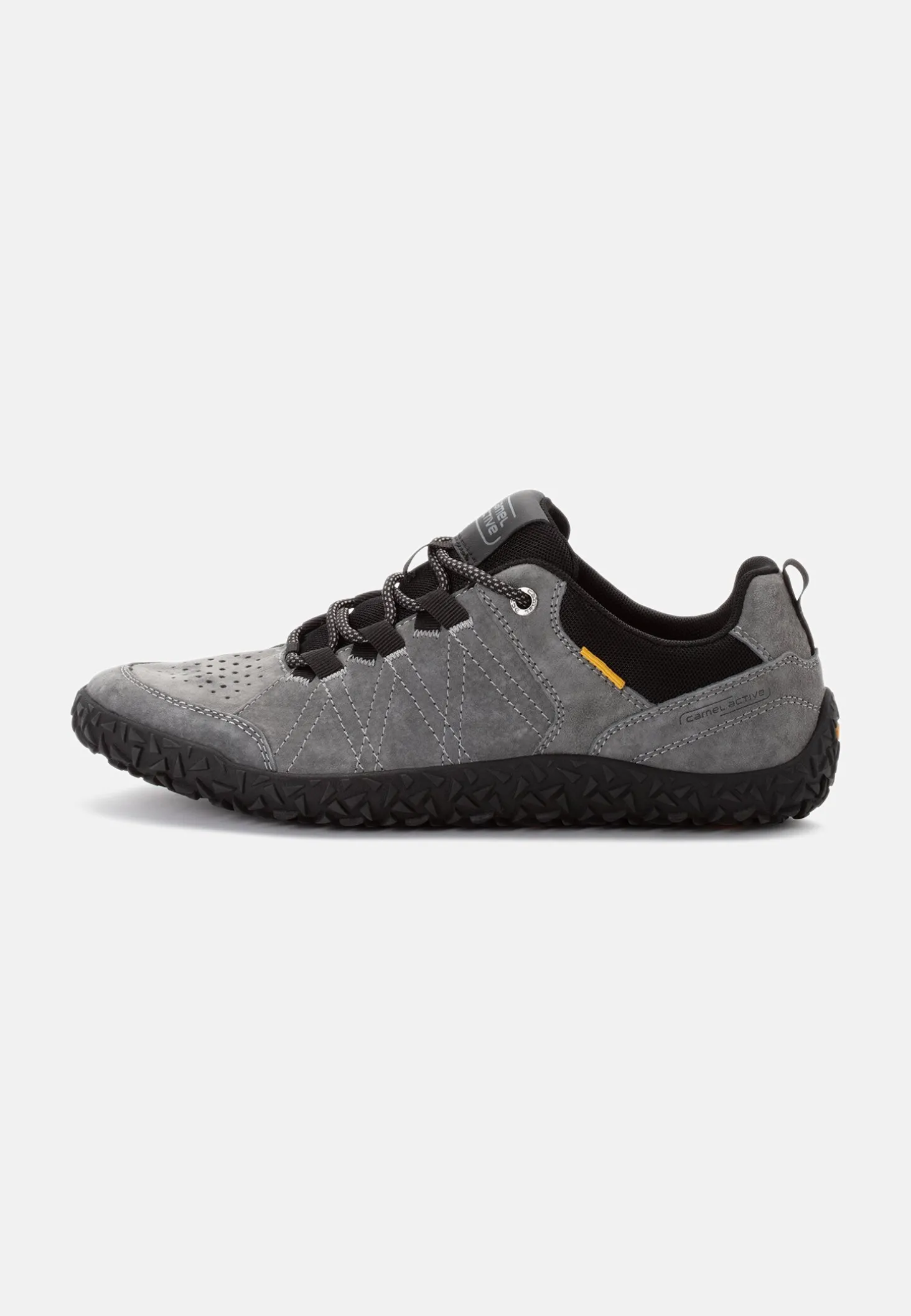 Sneaker aus Nubukleder und Textil