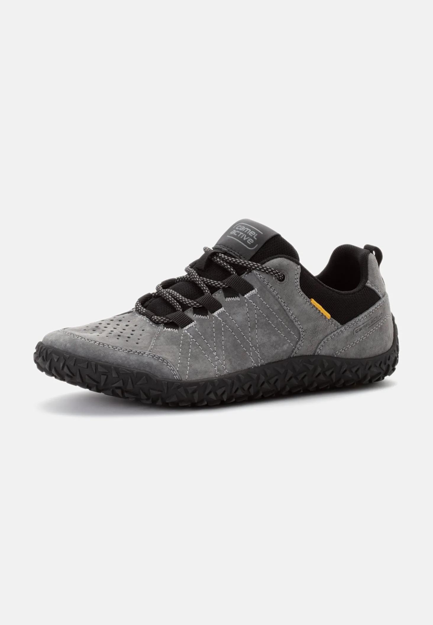 Sneaker aus Nubukleder und Textil