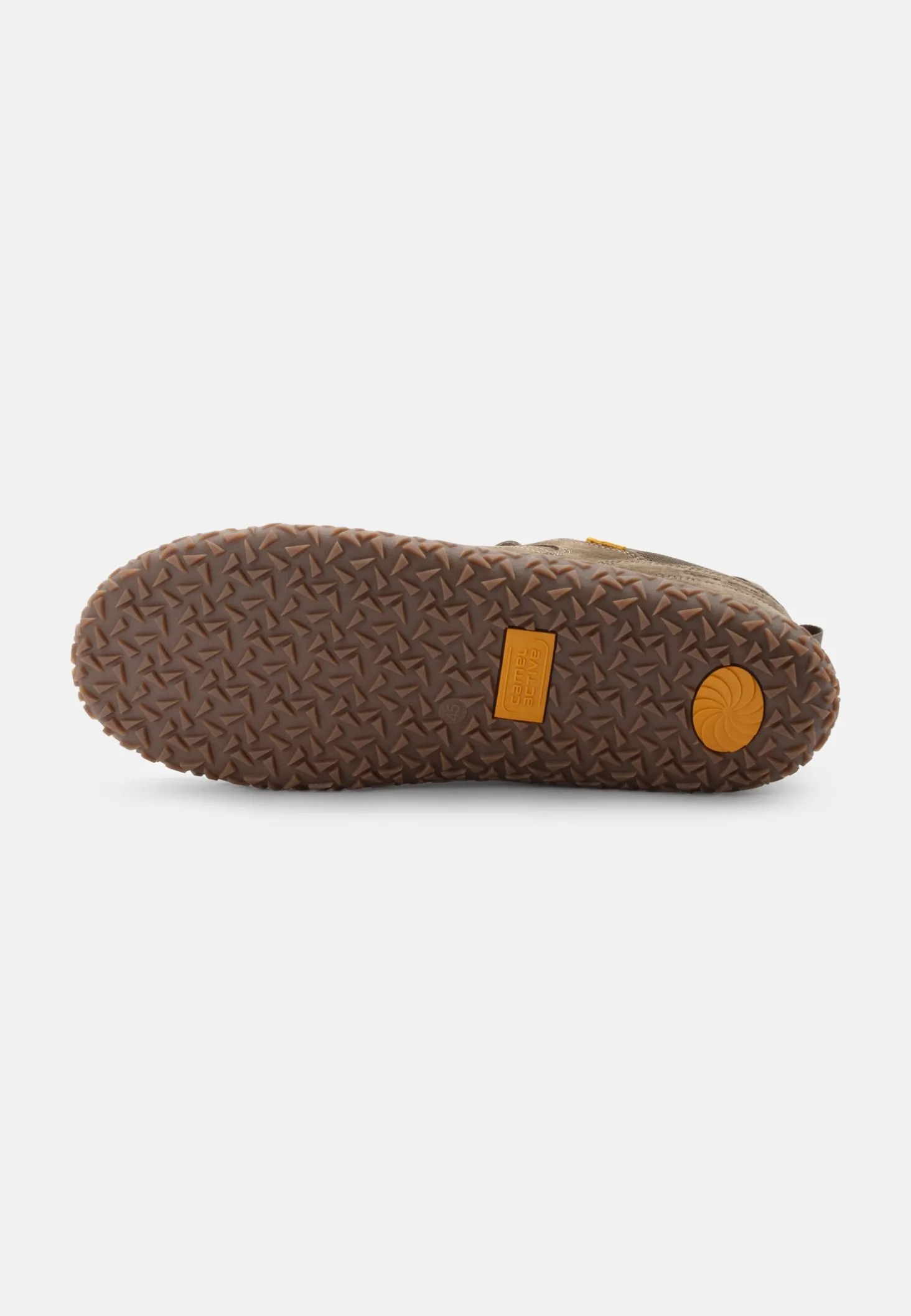 Sneaker aus Nubukleder und Textil
