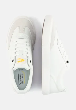 Sneaker mit Details aus Velourleder