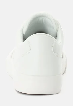Sneaker mit Details aus Velourleder