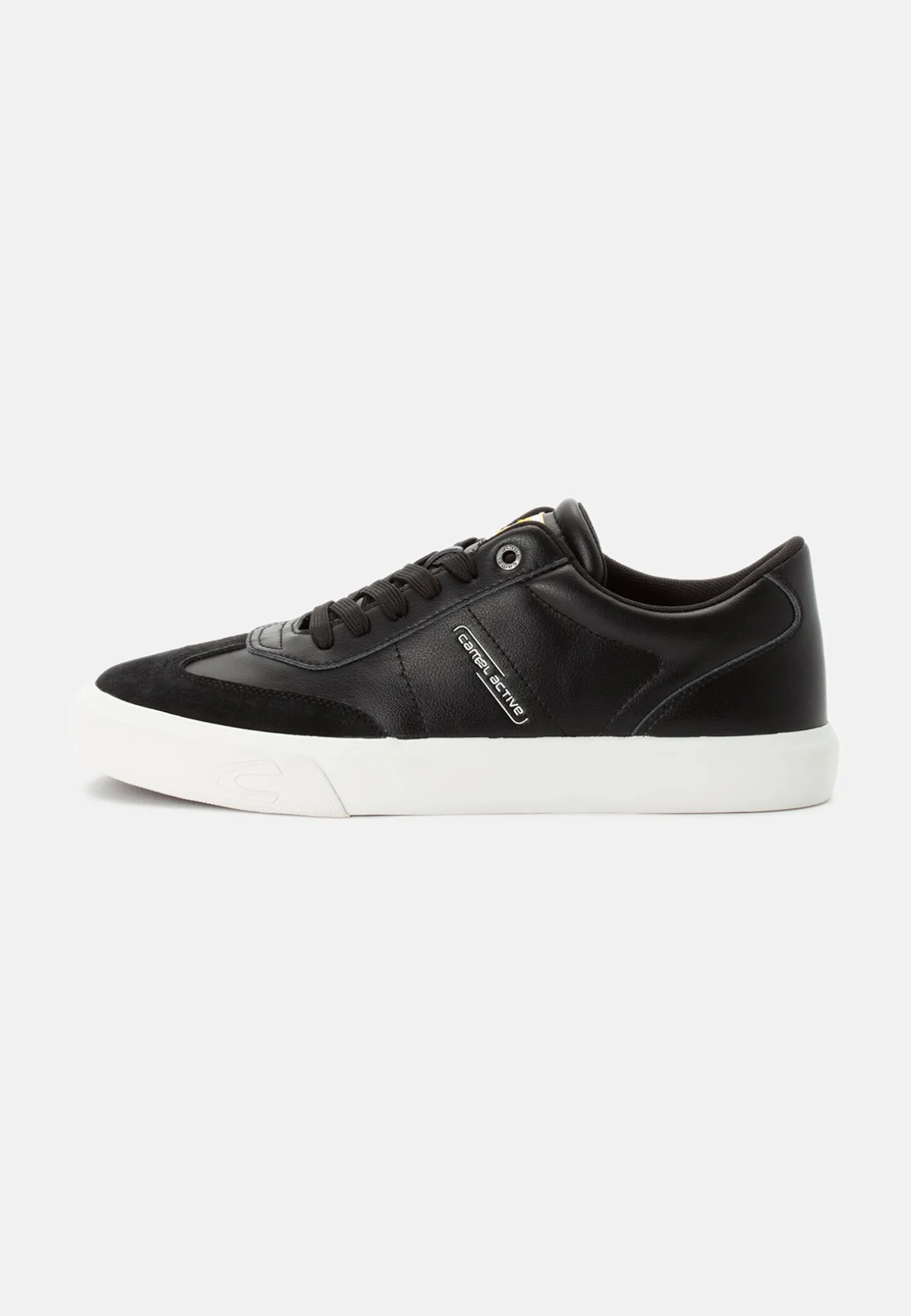 Sneaker mit Details aus Velourleder