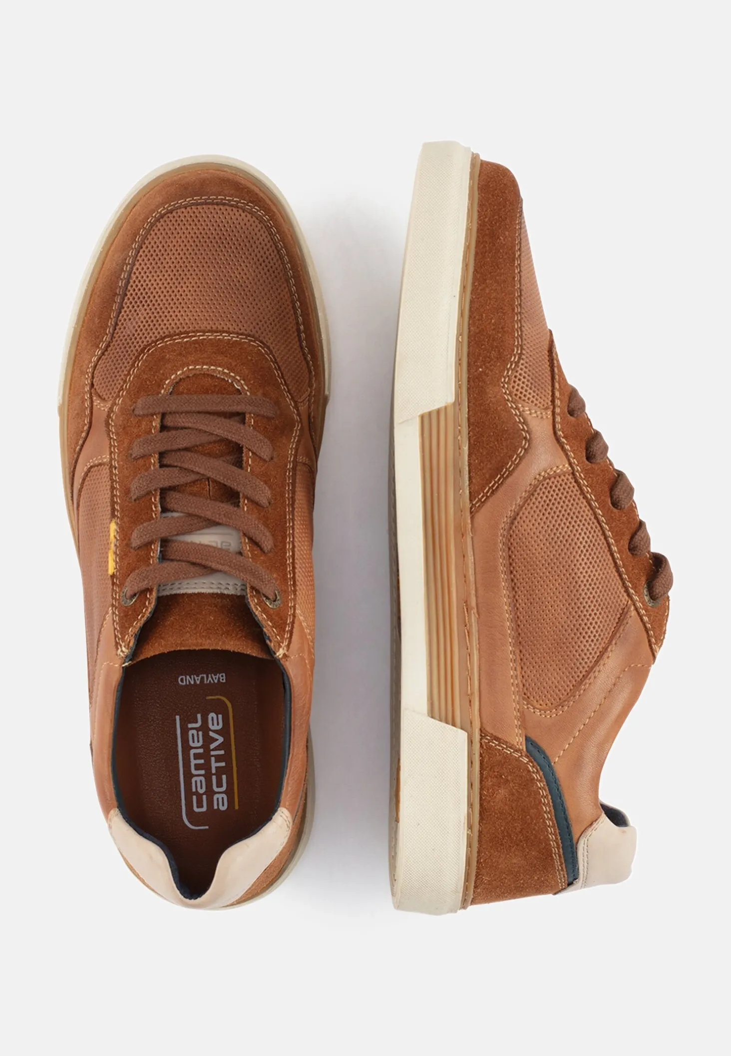 Sneaker mit Oxford Elementen