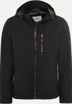 Softshell-Jacke mit abnehmbarer Kapuze