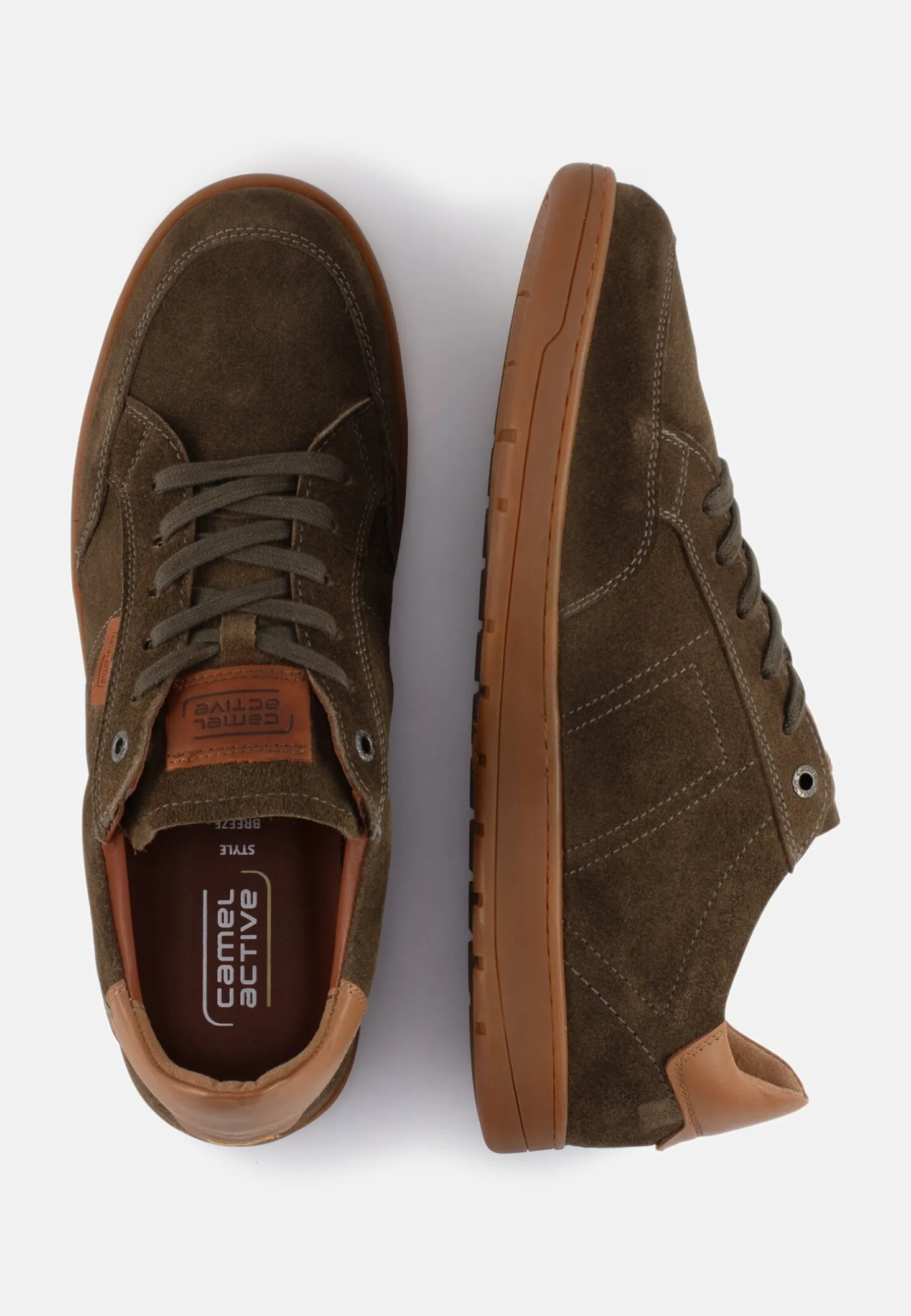Sportlicher Sneaker aus Veloursleder