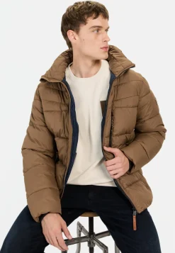 Steppblouson mit abnehmbarer Kapuze