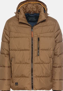 Steppblouson mit abnehmbarer Kapuze