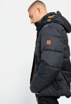 Steppblouson mit abnehmbarer Kapuze