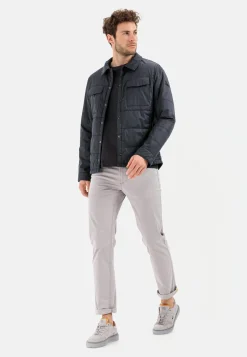 Stepp-Blouson mit Brusttaschen
