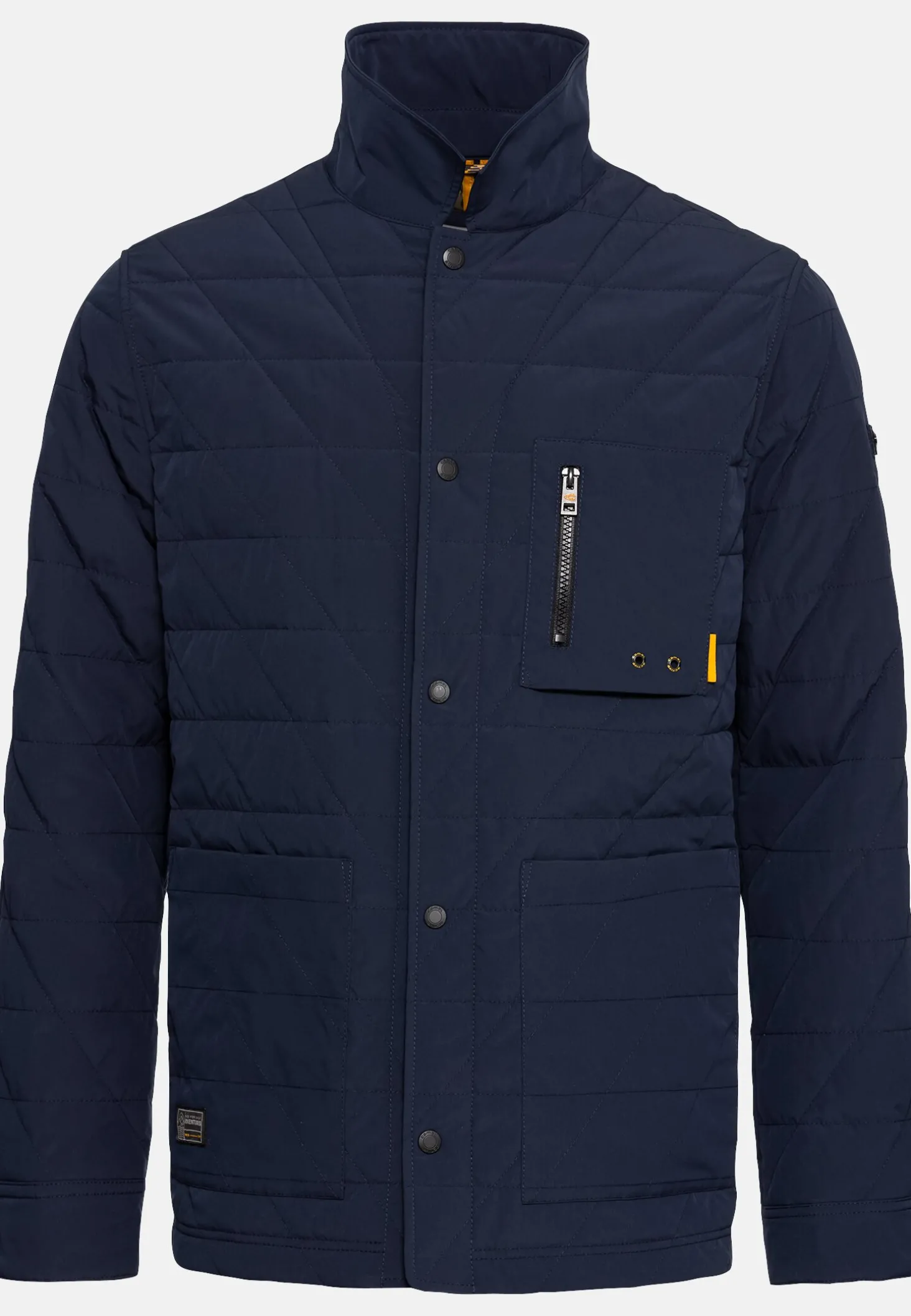 Steppblouson mit Hemdkragen