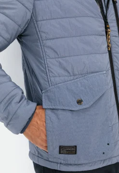 Stepp-Blouson mit Kapuze