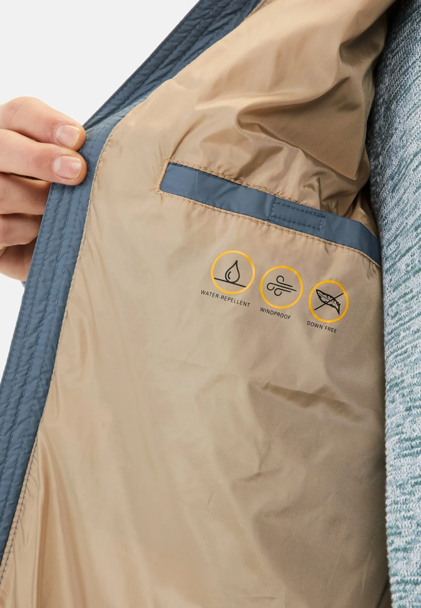 Steppblouson mit Stehkragen