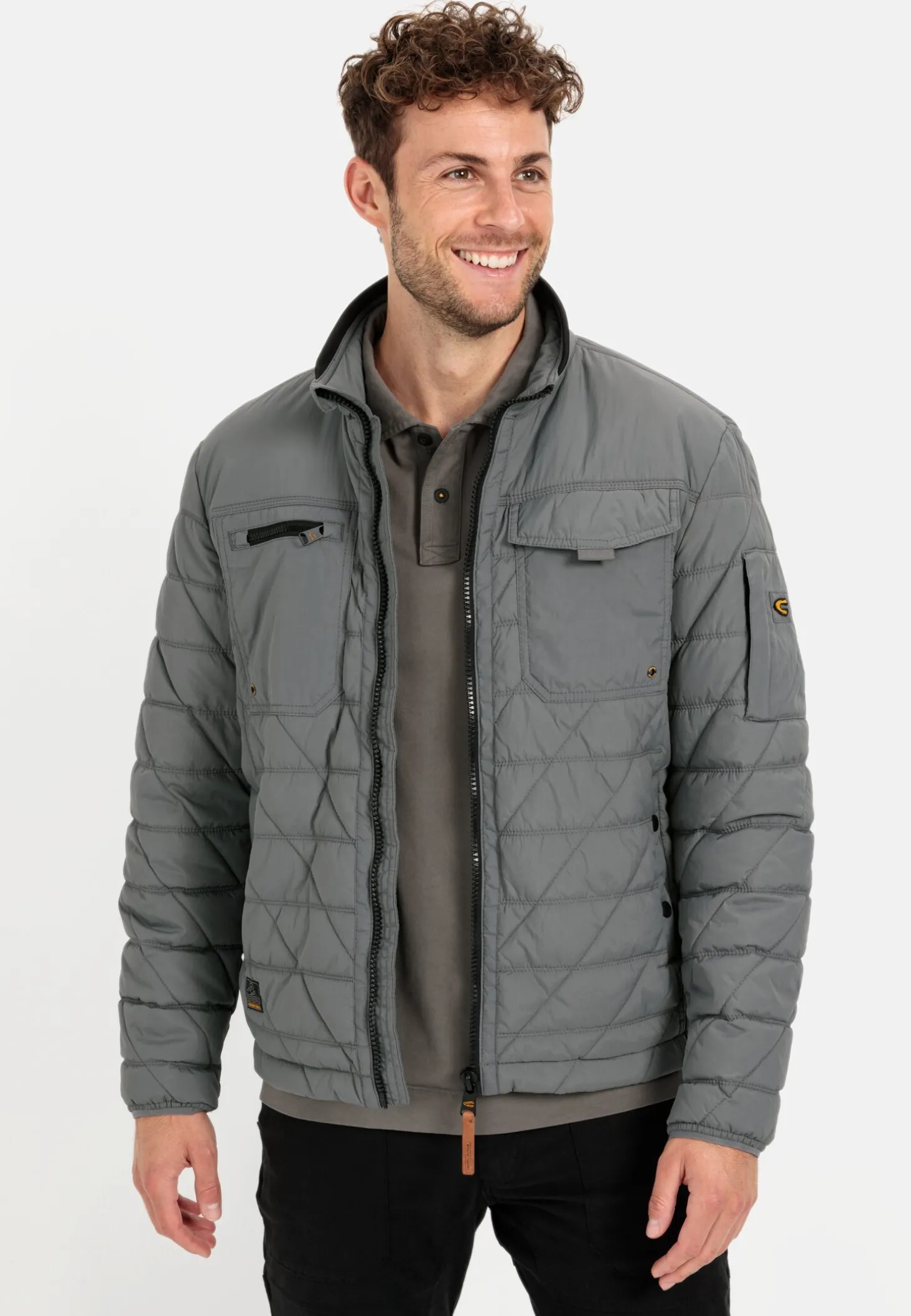 Steppblouson mit Stehkragen